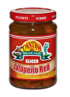 red jalapeno sliced